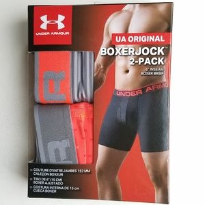 Under Armour Underwear BoxerJock 2-Pack 2XL Red
